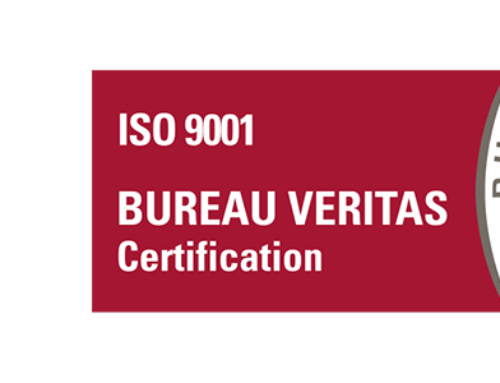 We have achieved the Bureau Veritas Certification ISO 9001:2015 : with great satisfaction
